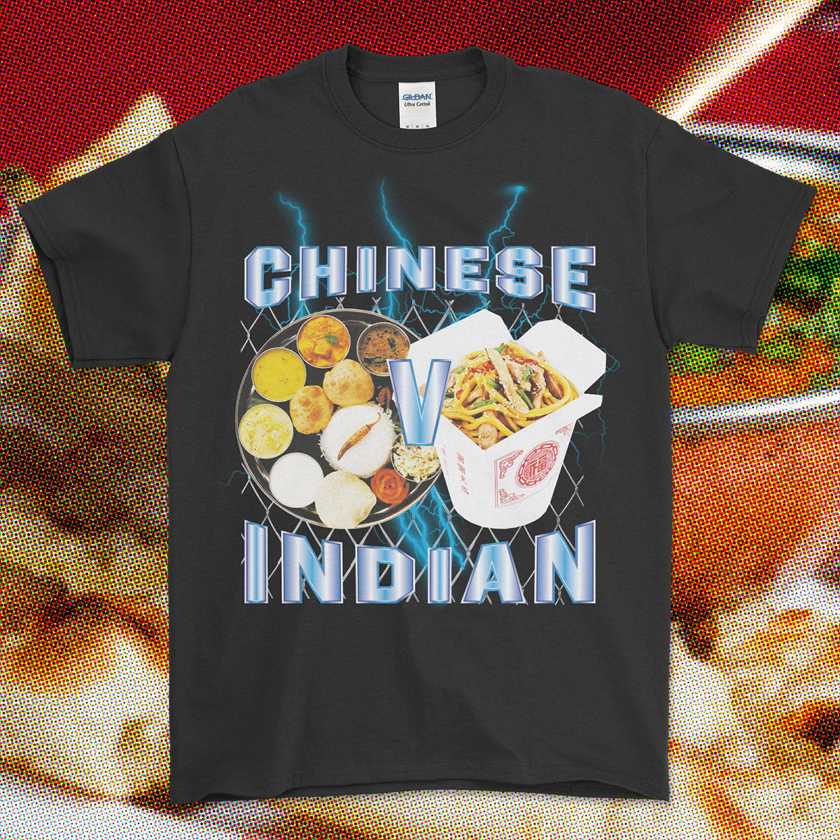 CHINESE v INDIAN T-shirt