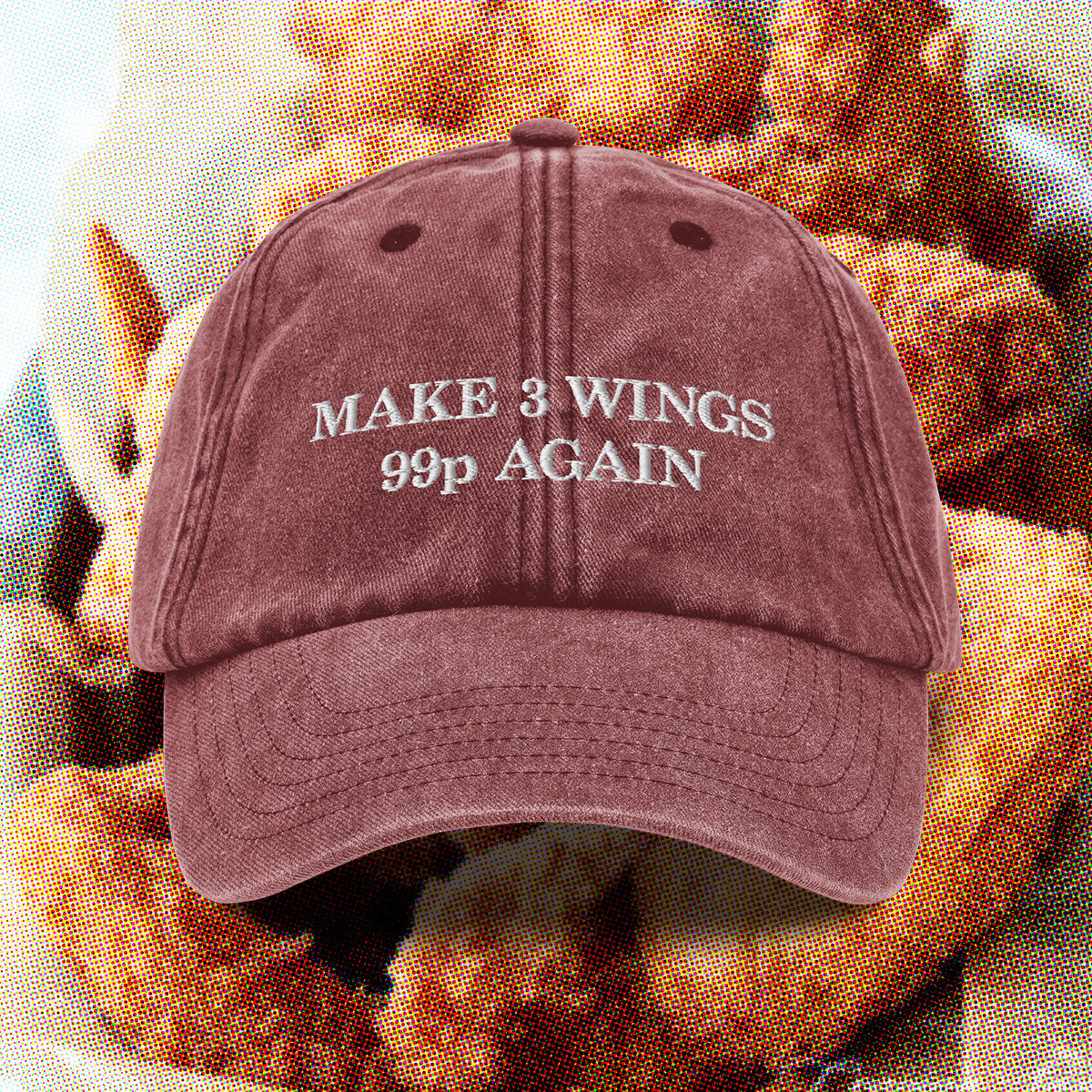 MAKE 3 WINGS 99p AGAIN Vintage Cap